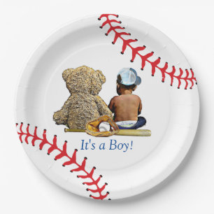 Es ist ein Boy Baseball Themed Boys Baby Dusche Et Pappteller
