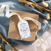 Es ist ein Boy Blue Floral Wappen Danke