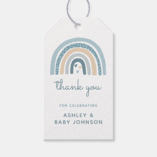 Es ist ein Boy Boho Rainbow Baby Shower Vielen Dan Geschenkanhänger