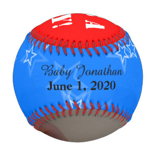 Es ist ein Boy Red White Blue Foto Baseball