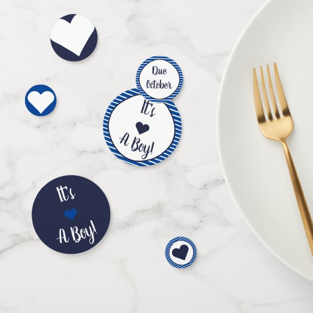 Es ist ein Boy Seersucker individualisierbarer Con Konfetti (Gruppe)