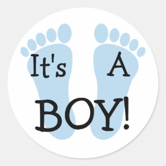 Es ist ein Boy Sticker