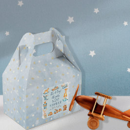 Es ist ein Boy Wooden | Babydusche aus gefülltem S Geschenkschachtel