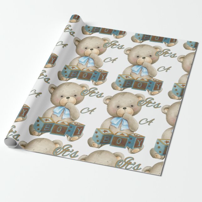 Es ist ein Boy Wrapping Paper Geschenkpapier (Ungerollt)