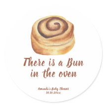Es ist ein Brötchen im Ofen Baby Shower