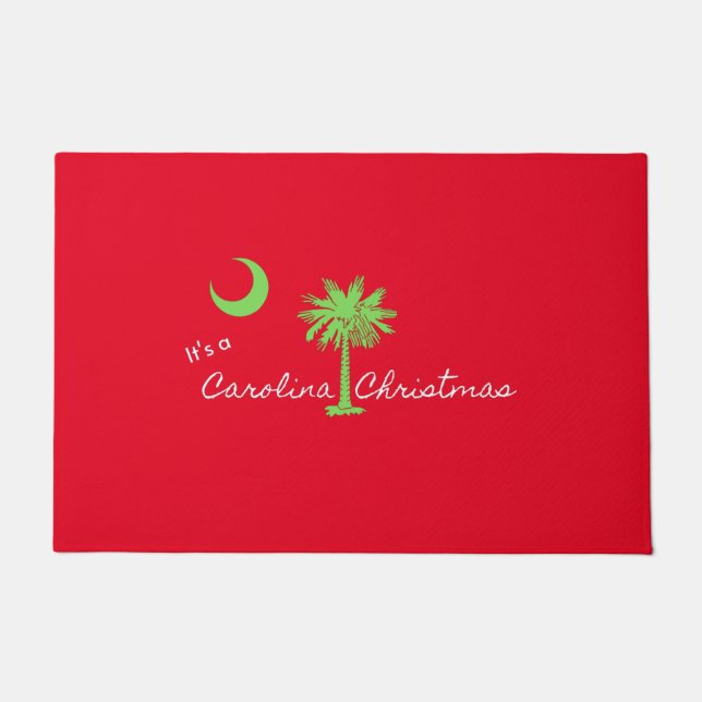 Es ist ein Carolina Weihnachten Südkarolina Urlaub Fußmatte (Vorderseite)