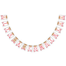 Es ist ein Cowgirl Baby Duschpferde pink