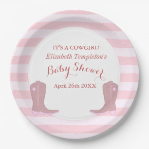 Es ist ein Cowgirl Country Baby Shower Teller