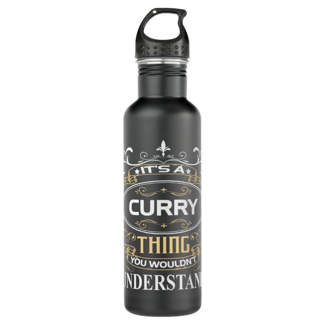 Es ist ein Curry, das man nicht verstehen würde Edelstahlflasche (Vorderseite)