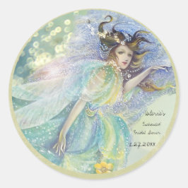 Es ist ein Fairy Happy Event Runder Aufkleber