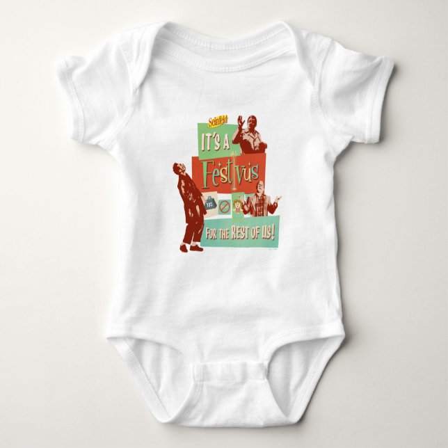 Es ist ein Festivus für den Rest von uns Baby Strampler (Vorderseite)