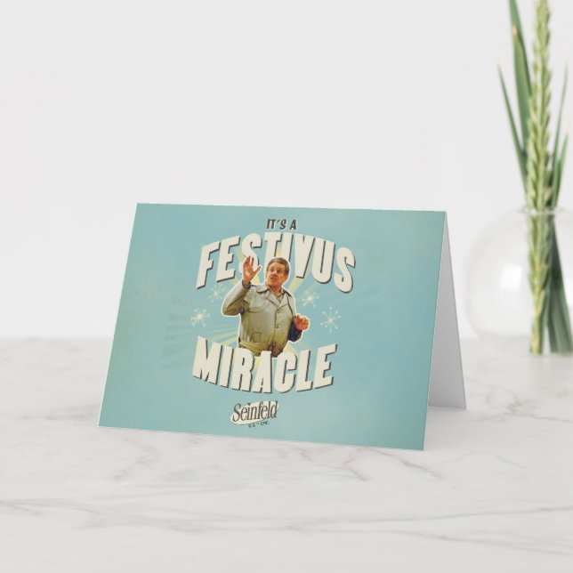 Es ist ein Festivus-Wunder Karte (Vorderseite)