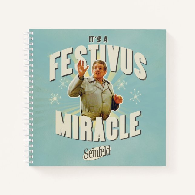 Es ist ein Festivus-Wunder Notizbuch (Vorderseite)
