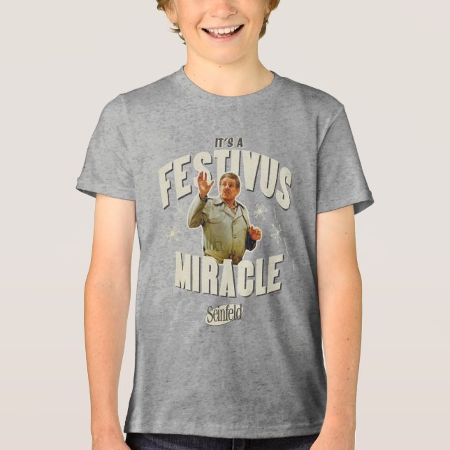Es ist ein Festivus-Wunder Tri-Blend Shirt (Vorderseite)