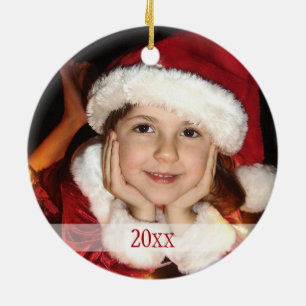 Es ist ein fröhliches Weihnachts-Foto / Jahr Keramik Ornament
