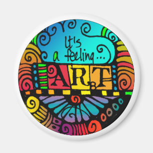 Es ist ein Gefühl - Art - Zirkulärer Magnet