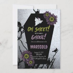Es ist ein Ghoul Coffin Halloween Baby Shower Invi Einladung