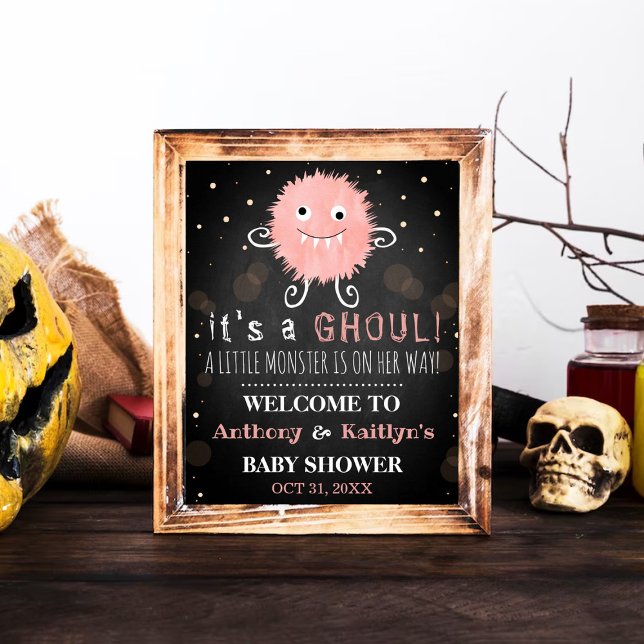 Es ist ein Ghoul! Kleine Monster Halloween Kinderd Poster (Von Creator hochgeladen)