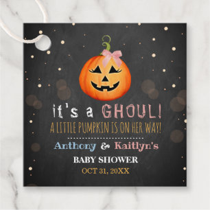 Es ist ein Ghoul! Little Pumpkin Halloween Kinderd Geschenkanhänger
