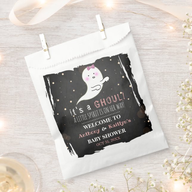 Es ist ein Ghoul! Little Spirit Halloween Baby Dus Geschenktütchen (Ausgeschnitten)