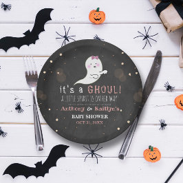 Es ist ein Ghoul! Little Spirit Halloween Baby Dus Pappteller
