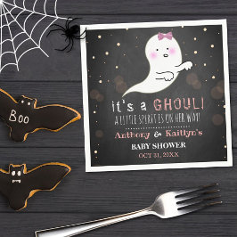 Es ist ein Ghoul! Little Spirit Halloween Baby Dus Serviette