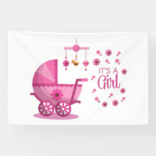 Es ist ein Girl 4x6 Vinyl Banner