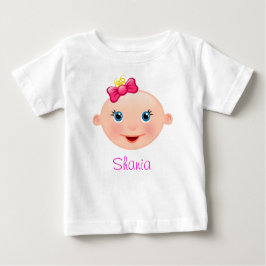 Es ist ein Girl Baby Face Pink T-shirt