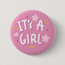 Es ist ein Girl Button