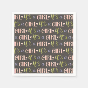 Es ist ein Girl New Baby Paper Napkin Serviette
