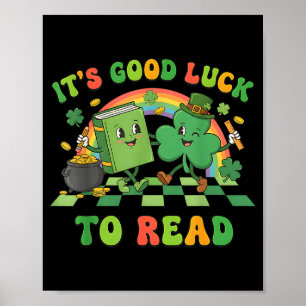 Es ist ein Glück, am St. Patricks-Tag-Buch Glücksk Poster