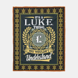 Es ist ein Glücksfall, den man nicht verstehen kon Fleecedecke