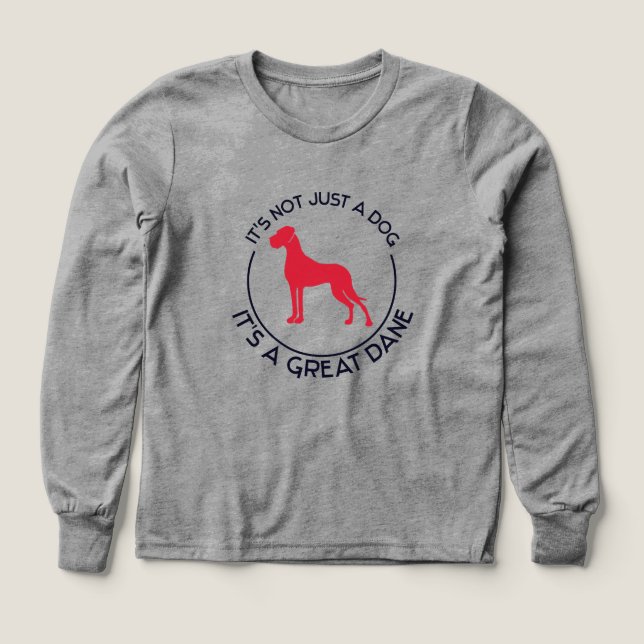 Es ist ein Great Dane T-Shirt (Design Vorderseite)