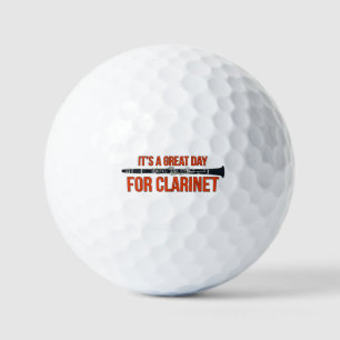 Es ist ein großer Tag für Klarinette Golfball