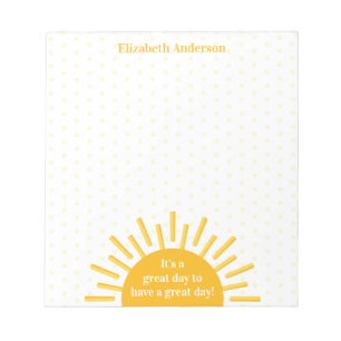 Es ist ein großer Tag-Zitat-Name Notizblock