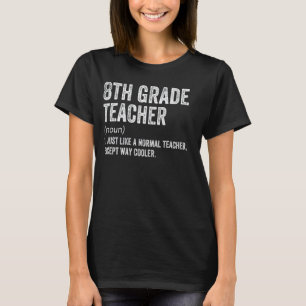 Es ist ein guter Tag, die achte Klasse für den 8. T-Shirt