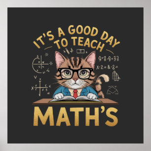 Es ist ein guter Tag, Inspirierend LehrerInnen Mat Poster