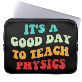 Es ist ein guter Tag Physik beizubringen Laptopschutzhülle