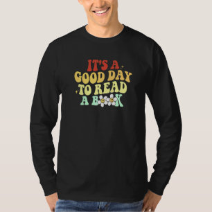 Es ist ein guter Tag, um ein Buch Retro Sonnenblum T-Shirt