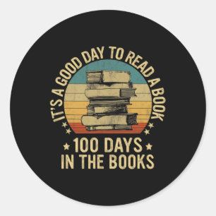 Es ist ein guter Tag, um ein Buch zu lesen, das 10 Runder Aufkleber