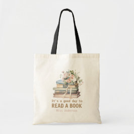 Es ist ein guter Tag, um ein Buch zu lesen Lehrer Tragetasche