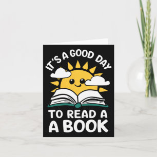 Es ist ein guter Tag, um ein Buch zu lesen Vorschu Karte