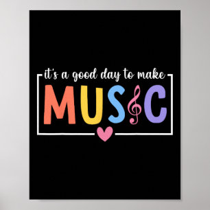 Es ist ein guter Tag, um Musik zu machen Musiker M Poster
