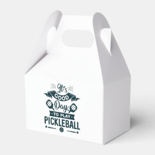 Es ist ein guter Tag, um Pickleball zu spielen Geschenkschachtel