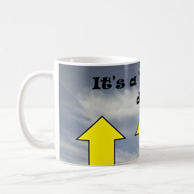Es ist ein "halber Tag"! Kaffee Tasse (Links)