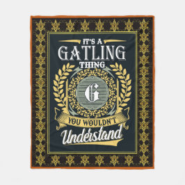 Es ist ein Hemmnis, das man nicht verstehen konnte Fleecedecke