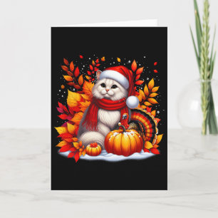Es ist ein Herbst, ihr alle Katzenblatt Herbst Bau Karte