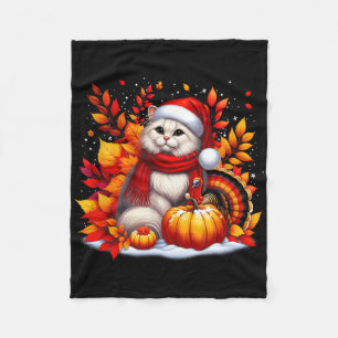 Es ist ein Herbst ihr alle Katzenblatt Herbst Baum Fleecedecke
