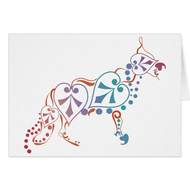 Es ist ein Hund (Vorderseite (Horizontal))