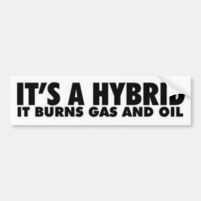 ES IST EIN HYBRID AUTOAUFKLEBER (Vorne)